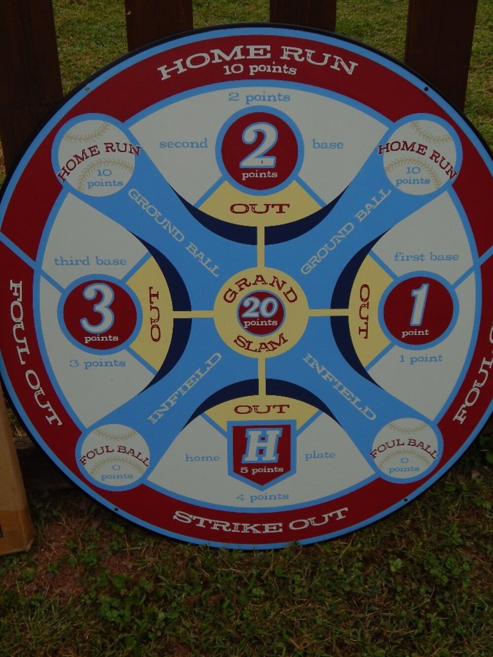 Pottery Barn Kids Rare 30" Magnetic Baseball Dart Game w/Box ***